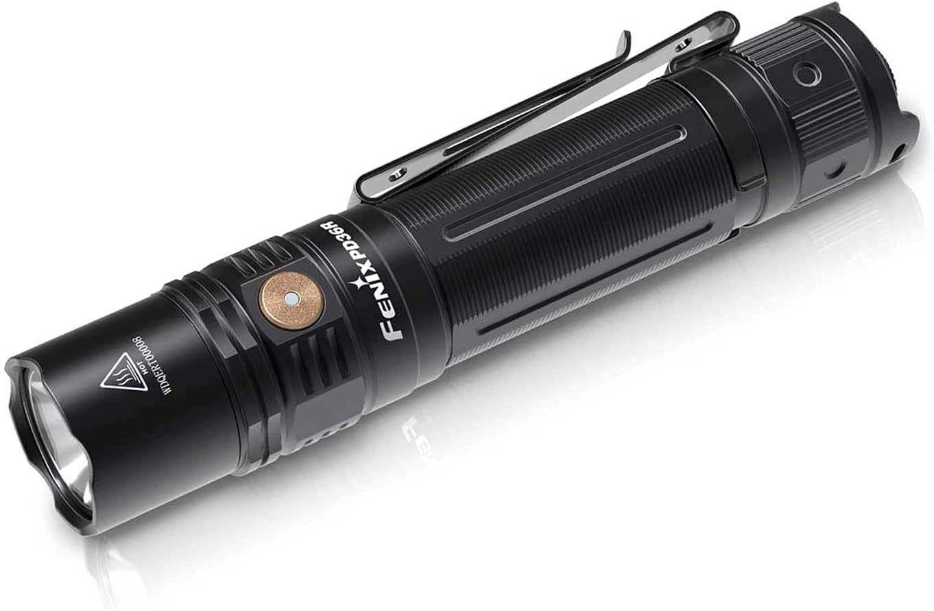 Hammer Licht. Die Fenix PD36R USB-C Taschenlampe - Fenix PD36R USB-C Taschenlampe